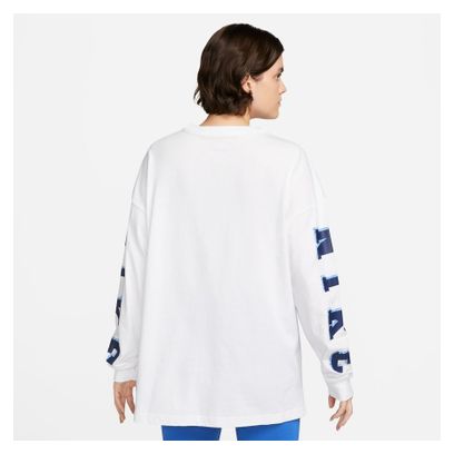 Nike Sportswear White Long Sleeve T-Shirt Wit