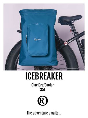 Rodeo Packs Icebreaker gris - sacoche vélo et glacière sac à dos.