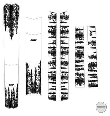 Protection De Cadre Slicy Sublimistick Color Dark Forest / Brillant