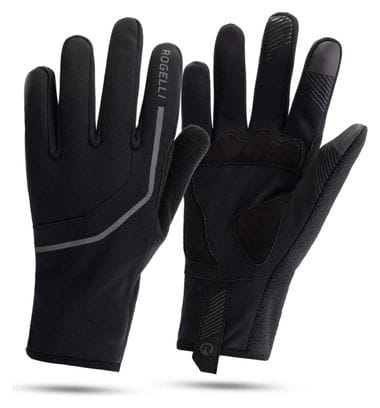 Gants Velo Long De Hiver Rogelli Apex - Homme - Noir