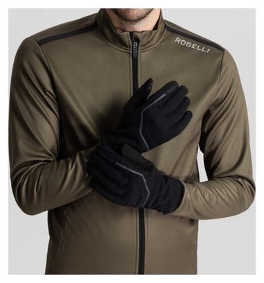 Gants Velo Long De Hiver Rogelli Apex - Homme - Noir