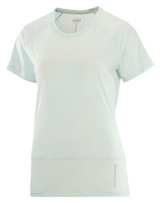 Salomon Cross Run Women's Technical T-Shirt Light Green