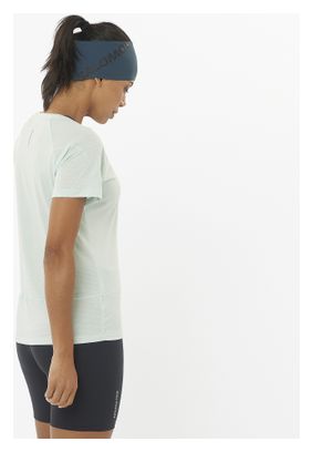 Salomon Cross Run Women's Technical T-Shirt Light Green