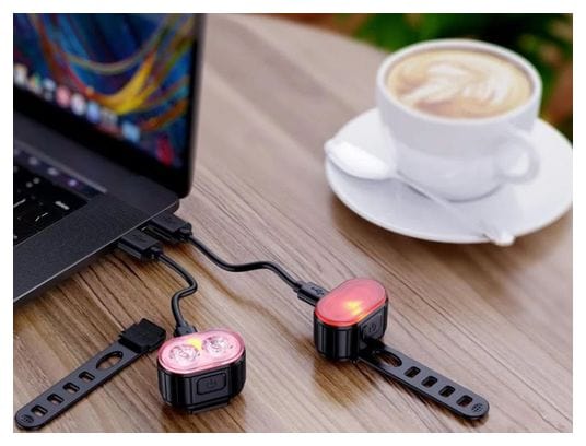 Kit d'éclairage - LED - Rechargeable par USB