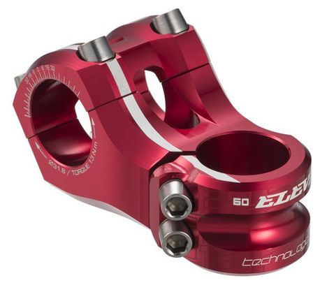 Hochwertiger Hochleistungsstiel 31.8mm 1-1 / 8 '' Rot