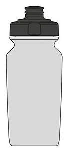 Borraccia Massi Atlas 500 ml trasparente