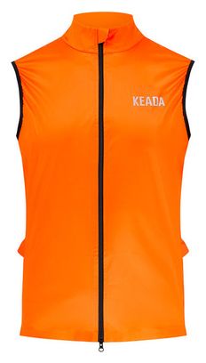 Gilet de Cyclisme Essentiel pour Homme - Orange