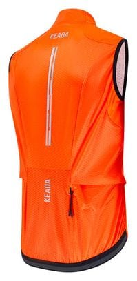 Gilet de Cyclisme Essentiel pour Homme - Orange