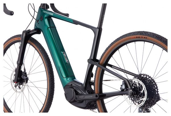 Bicicleta de grava eléctrica Cannondale Topstone Neo Carbon Lefty 1 650b Sram Force AXS 12V Emerald