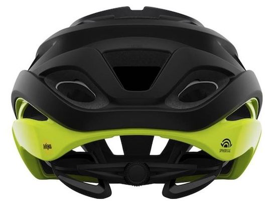 Giro Helios Spherical MIPS Road Helmet Black / Mat Fluo Yellow 2021
