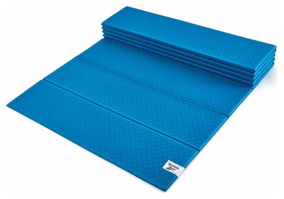 Tapis de Yoga Reebok Folded 6mm Yoga Mat Bleu