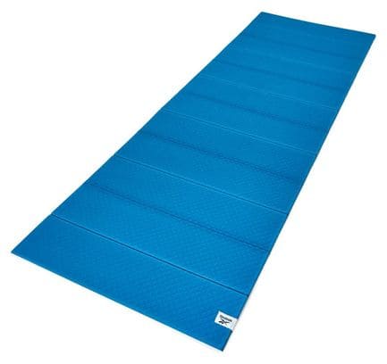 Tapis de Yoga Reebok Folded 6mm Yoga Mat Bleu