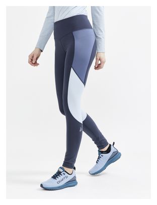 Craft ADV Essence Warm Long Tights Blue Woman