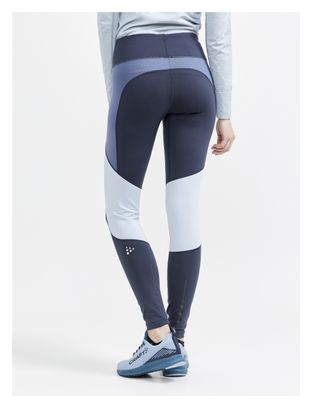 Craft ADV Essence Warm Long Tights Blue Woman