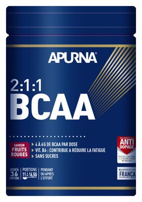 Compléments alimentaires Apurna BCAA 2:1:1 Fruits Rouges - Pot 400g