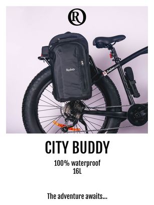 Rodeo Packs City Buddy Jaune - sac à dos sacoche vélo.