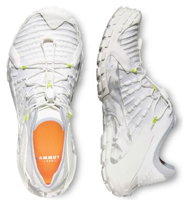 Chaussures d'Approche Femme Mammut Hueco Knit II Low Blanc