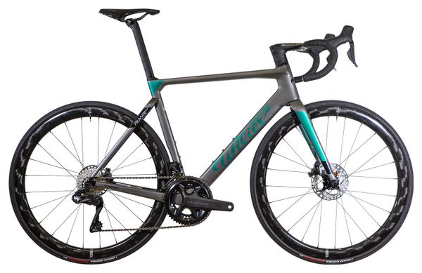 Wilier Filante SLR Road Bike Shimano Ultegra Di2 12S 700 mm Grey Iride Green 2023