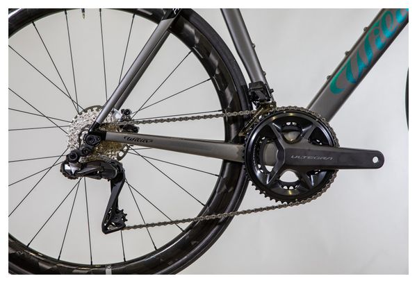 Wilier Filante SLR Road Bike Shimano Ultegra Di2 12S 700 mm Grey Iride Green 2023