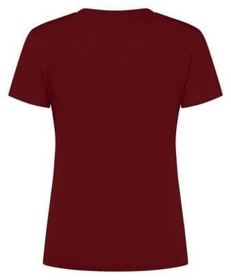 T-Shirt De Sport Manches Courtes Rogelli - Femme - Bordeaux