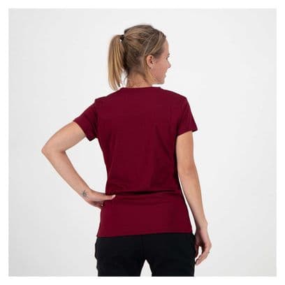 T-Shirt De Sport Manches Courtes Rogelli - Femme - Bordeaux