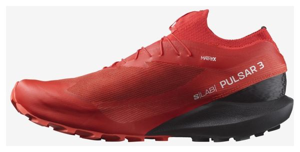 Salomon S/LAB Pulsar 3 Trailschoenen Rood Zwart Unisex