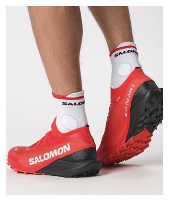 Salomon S/LAB Pulsar 3 Rot Schwarz Unisex Trailrunning-Schuh