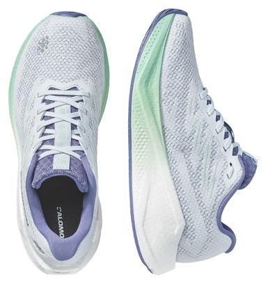 Salomon Aero Blaze 4 Laufschuhe Blau/Grün für Damen