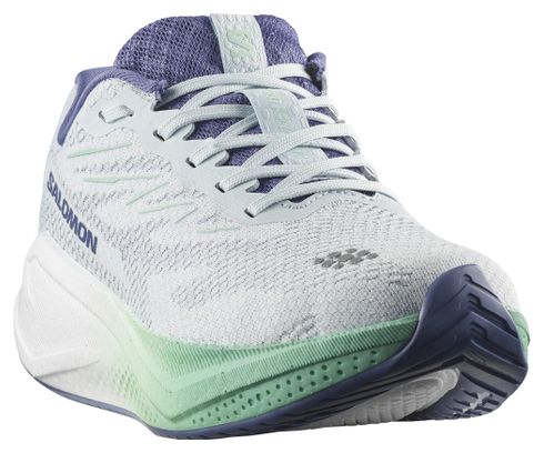 Salomon Aero Blaze 4 Laufschuhe Blau/Grün für Damen