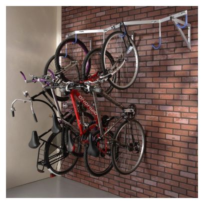 Mottez Wall Mounted 6 Bikes Rack