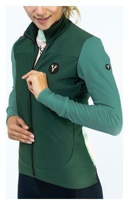 Women's LeBram Ventoux Uni Trui met lange mouwen Agave Green