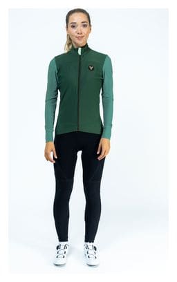 LeBram Ventoux Uni Women Long Sleeves Jersey Agave Green