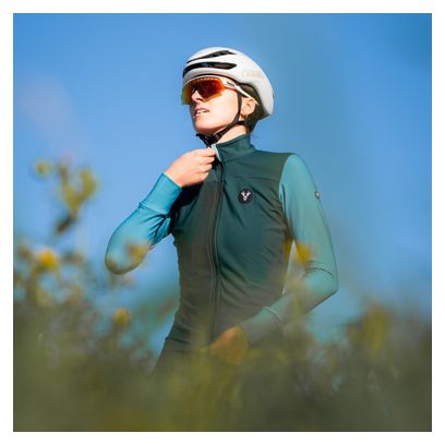 Women's LeBram Ventoux Uni Trui met lange mouwen Agave Green