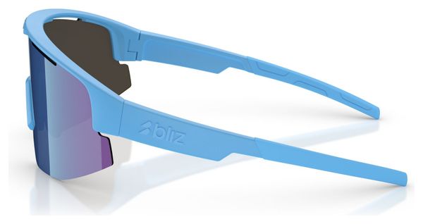 Lunettes Bliz Matrix Small Bleu clair - Ecran Miroir Bleu