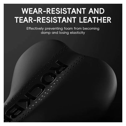 Selle de vélo épaisse et antichoc Rockbros- noir