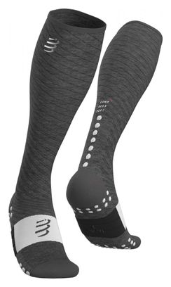 Calze a compressione Compressport Recovery Grigie