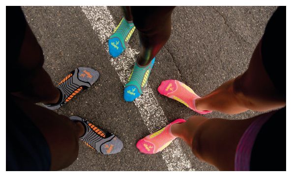 Chaussettes de courses Balega légère  Gestion de l'humidité et comfort