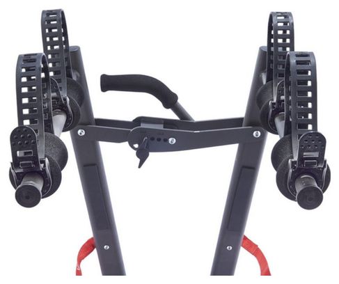 Mottez A032P2ELEC Towball Bike Rack - 2 Suspended Electric Bikes