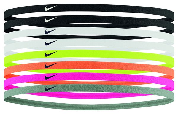 Nike Skinny Mini Stirnbänder (8 Stück) Mehrfarbig
