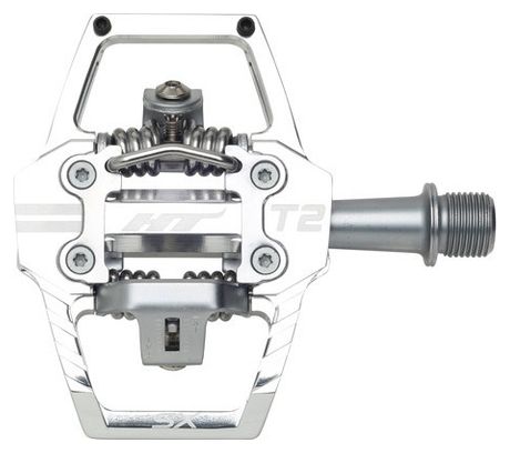 HT Components T2-SX Pedale Silber