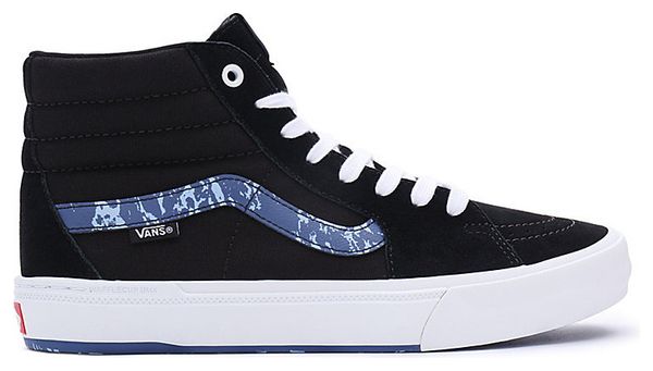 Vans SK8-Hi Marble Shoes Black / White / Blue