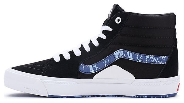 Vans SK8-Hi Marble Shoes Black / White / Blue