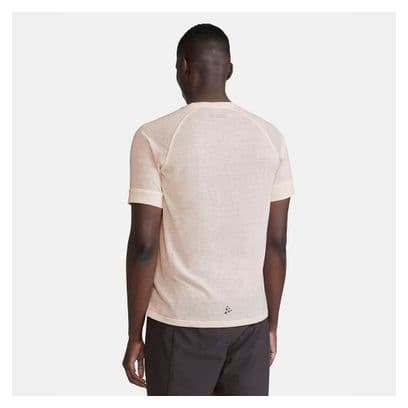 Craft ADV Trail Wool Short Sleeve T-Shirt White