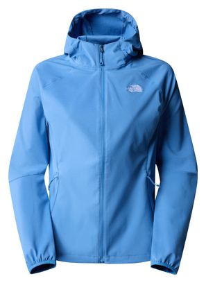 The North Face Nimble Hoodie Women's Softshell Jacket Blue