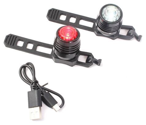 Set de lampes de vélo LED KHE M-Wave MINI