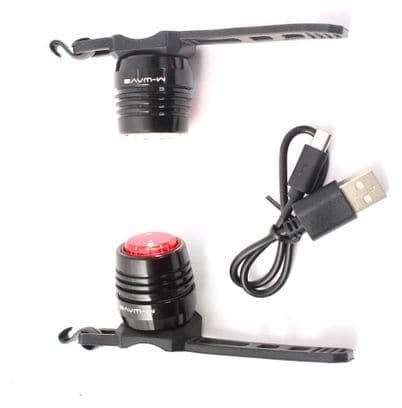 Set de lampes de vélo LED KHE M-Wave MINI