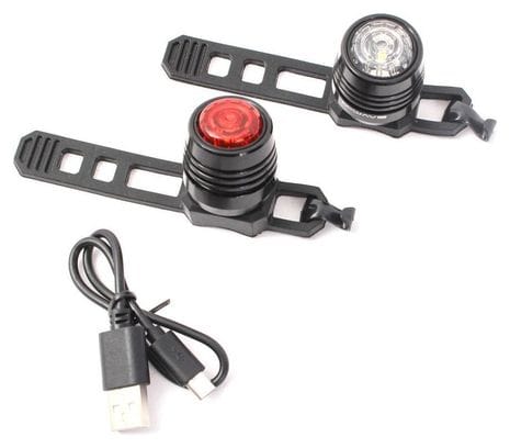 Set de lampes de vélo LED KHE M-Wave MINI