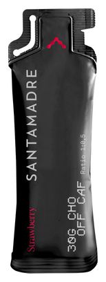 Gel énergétique Santa Madre 30Cho Off Caf Fraise - 50ml
