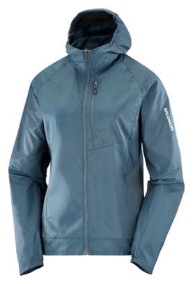 Veste Coupe-vent Femme Salomon Bonatti Cross Wind Bleu