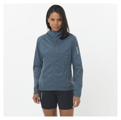 Veste Coupe-vent Femme Salomon Bonatti Cross Wind Bleu